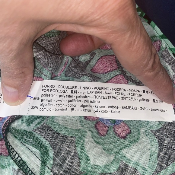 Zara Skater Mini Skirt in Pink and Blue for Resort Wear - SIZE XS - NWT - Picture 7 of 9